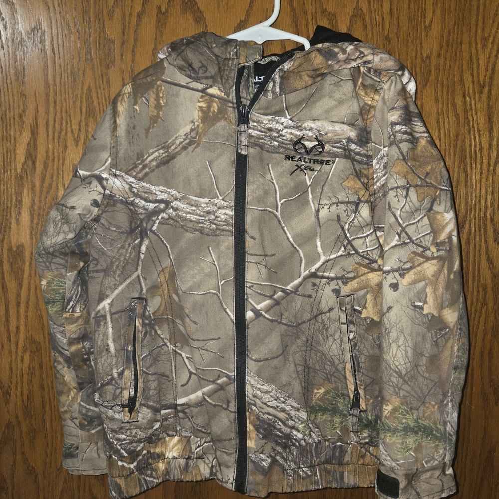 Realtree Kids Insulated Camo Coat with Hood